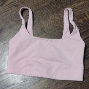 Victoria's Secret light pink unlined sports bra size small